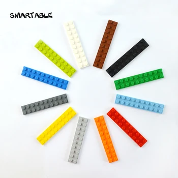 Smartable Plaka 2X10 Yapı Taşları Parçaları LOGO DIY Eğitici Yaratıcı Oyuncaklar Uyumlu Büyük Markalar 3832 MOC Oyuncaklar 35 adet / grup