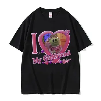 Nanalan Harika Kız Kalp T Shirt Yaz Erkek kadın %100 % Pamuk Kısa Kollu Tee Gömlek Moda Estetik T-Shirt Streetwear