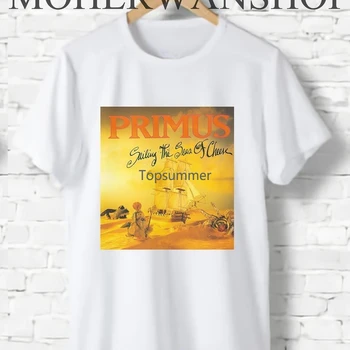 Primus Yelken Deniz Peynir Rock Grubu Retro Poster T Shirt Unisex