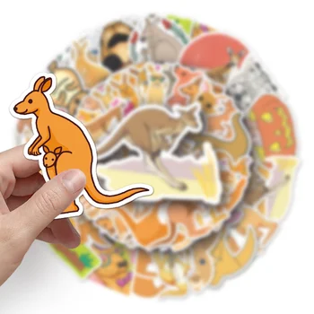 10/50 Adet Kanguru Çıkartmalar Planlayıcısı Dekorasyon DIY / el Kitabı günlük defteri Kırtasiye Hayvan Sticker Kawaii Çıkartmalar