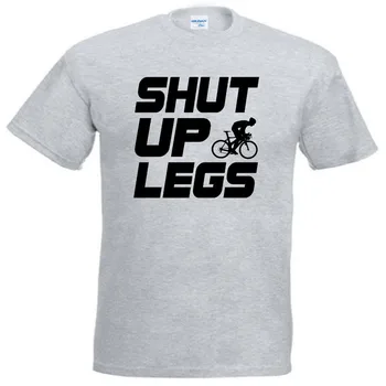 Yeni Moda erkek T-Shirt Tees Erkekler Kısa Bisikletçinin Biker Sürme Bisiklet T Shirt Komik Fikir Kapa Çeneni Bacaklar Kore Tee Gömlek Klasik