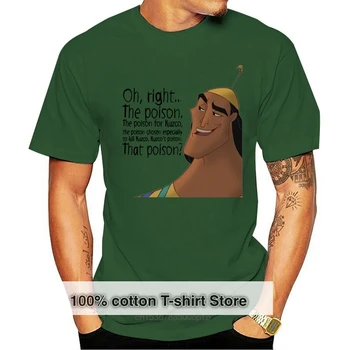Kronk-zehir T shirt animasyon imparator yeni oluk kronk kuzco ezma pacha zehir sağ sağ kuzco