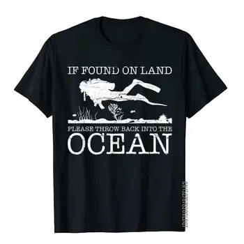 Karada Bulunursa Tüplü Dalış Gömlek Komik Dalgıç Hediye T-Shirt Popüler Eğlence Üst T-Shirt Pamuk Erkek T Shirt Baskı