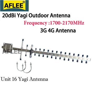 3g 4g LTE Anten 20dBi Kazanç 2100 3g Yagi Anten 4g 3g 2100 1800 Açık Anten 3G 4g harici Lte Yagi Anten N Dişi