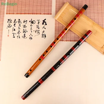 1 Adet Profesyonel Enstrüman Geleneksel Acemi İçin Çin Tarzı Bambu Flüt Nefesli Flüt Müzik Aletleri