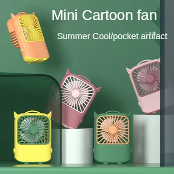 Fantastik Mini Cep El Elektrikli Fan Öğrenci Yurdu Masaüstü Taşınabilir Fan USB Şarj Yürüyüş Alışveriş Kamp Fan