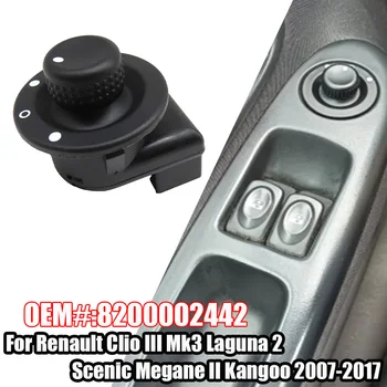 Ayna Kontrol Anahtarı Ayar Düğmesi Renault Clio III İçin Mk3 Laguna 2 Scenic Megane II Kangoo 2007 2008 2009 2010-2017 8200002442