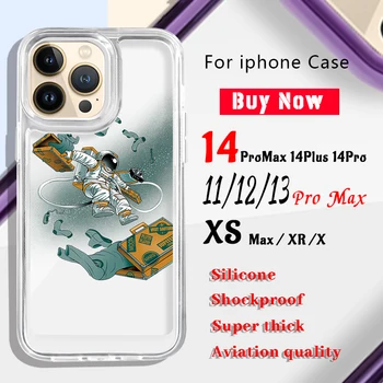 Ins Moda Sanat Pembe Zar Funda iphone 11 12 13 14 Pro Max Durumda Yumuşak Darbeye Dayanıklı Kapak XS Max X XR Akrilik Arka Tampon Coque