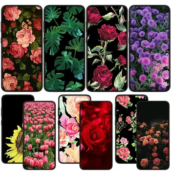 Yaz Papatya Ayçiçeği Çiçek şakayık Çiçek Muhafaza Xiaomi Poco X3 NFC GT X4 M2 M3 M4 Pro M5 10T 11T 11 12 C40 F3 A3 A2 Kılıfı