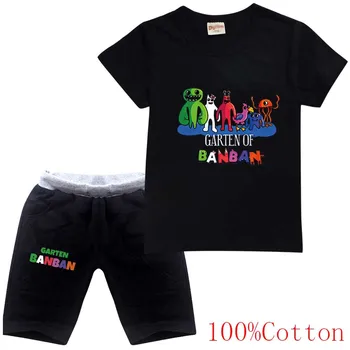 Bahçe Banban Kız Erkek Giysileri Set Yaz Çocuklar Tshirt Pantolon Rahat spor takımları 2 adet Banban Kıyafetler çocuk Giysileri