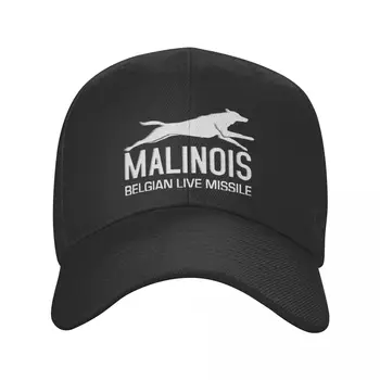 Belçika Çoban Malinois beyzbol şapkası Erkek Kadın Kişiselleştirilmiş Ayarlanabilir Yetişkin Mechelaar Köpek Baba Şapka Açık Snapback Kapaklar