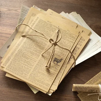 57 yaprak Retro Mektup Kağıdı Mesaj DIY Kırtasiye Etiket Günlüğü Dekorasyon Karalama Defteri Kraft El Yazması Malzeme Arka Plan Kağıdı