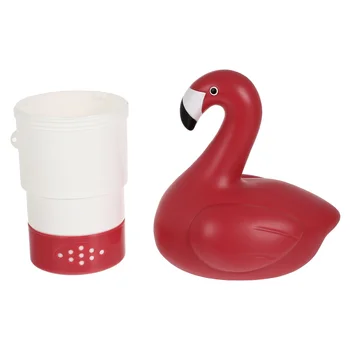 Yüzme Havuzu Dağıtıcı Klor Tabletleri Şamandıra Flamingo Ev Yüzen