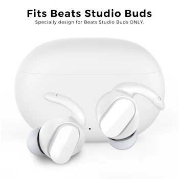 3 Pairs Silikon Anti-damla Kulak Kancası forBeats Stüdyo Tomurcukları Kulakiçi Anti Kayıp Spor Kulak Kancası Kulaklık Uçları Tu